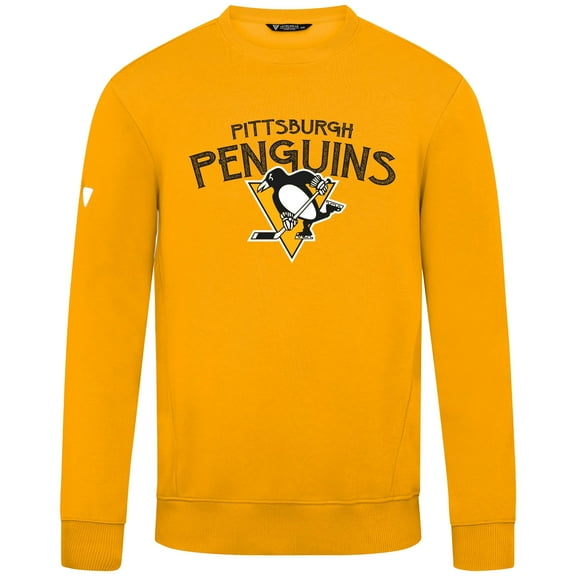 Men's Levelwear Gold Pittsburgh Penguins Zane Mission Sweatshirt