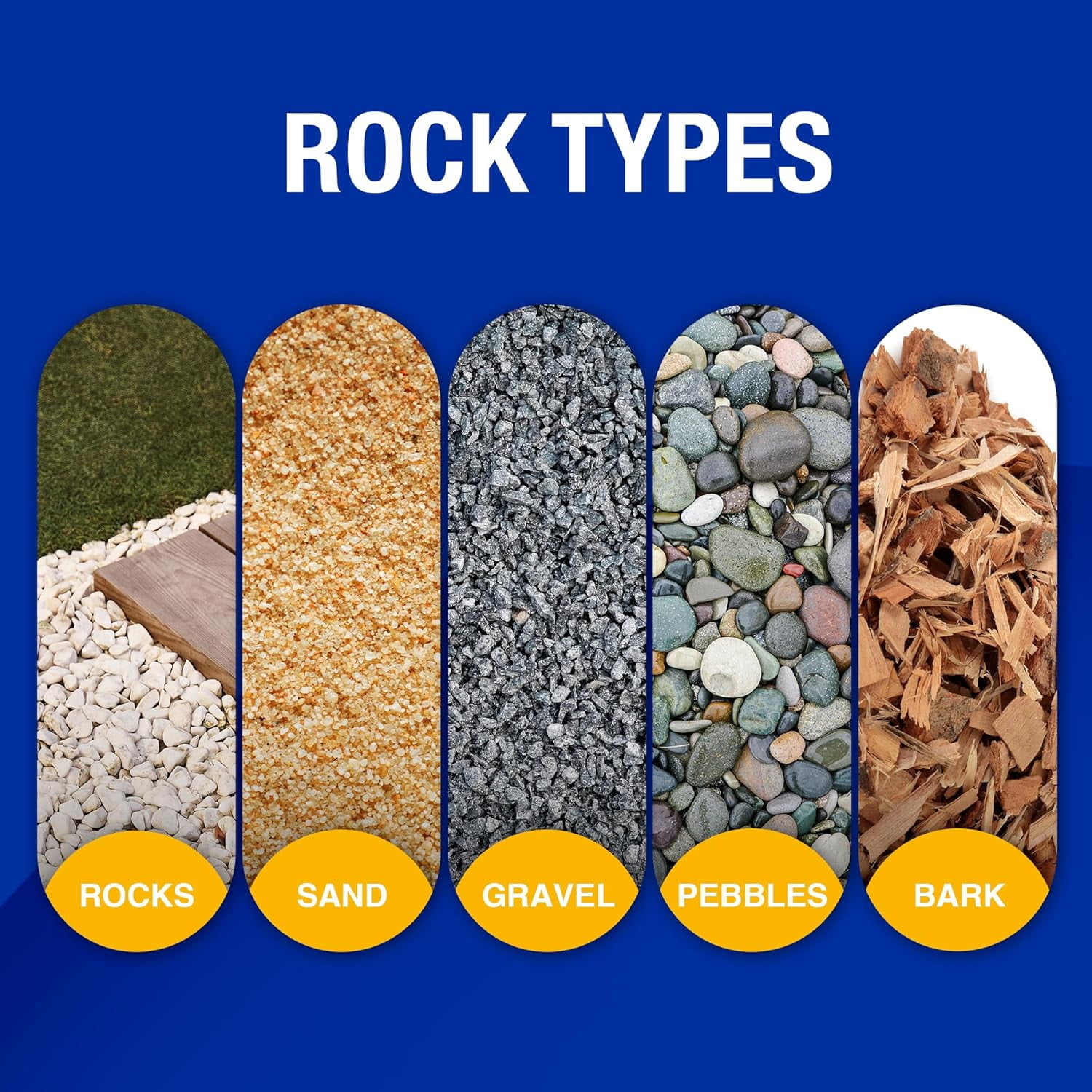Fusion Magnum Rock Glue One Gallon Adhesive for Landscaping Rocks, Pea Gravel, & Pebbles