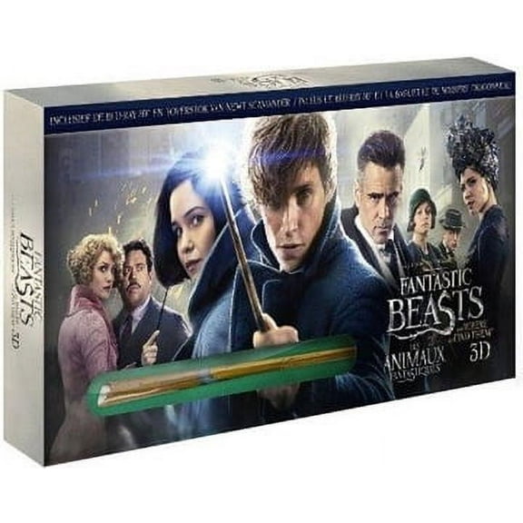 Fantastic Beasts and Where to Find Them plus Magic Wand (2016) (3D & 2D) (  UV Copy) [ Blu-Ray, Reg.A/B/C Import - Belgium ]