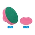 thumbnail image 3 of Uxcell 96mm Air Hockey Pushers Pink with Pads and 4Pcs Air Hockey Pucks, Handles Paddles Replacement Accessories, 3 of 6