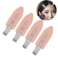 thumbnail image 4 of Pinzas Para Pelo Pasador, 4 Uds., Accesorios Para El Pasador De Maquillaje, Pinzas Para El Cabello Sin Doblar, Pinzas Para El Cabello Sin Arrugas Para Mujer, Rosa OTVIAP Rosa, 4 of 8
