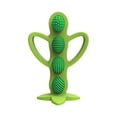 thumbnail image 1 of Dr. Brown's Peapod Mordedor y cepillo de dientes de entrenamiento, suave y seguro para las encías del bebé y los primeros dientes, libre de BPA, 100% silicona, 3m +, 1 of 3