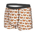 thumbnail image 2 of Balery Cute Heart Fox Cartoon Men's Boxer Briefs, Soft and Breathable Cotton Underwear with nylon Waistband-Large, 2 of 9