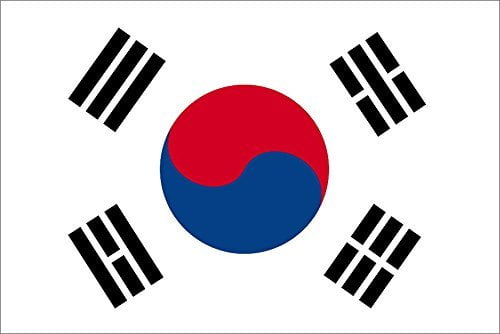 MagNET South Korea Flag 5.5 Inch Magnetic Sticker Decal by MilitaryDecals23