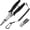 Black, variant on Fishing Pliers for Saltwater and Freshwater - Premium Stainless Steel Split Ring & Hook Remover with Wire Cutter, Non-Slip Handle, Spring Loaded- Must Have Bass/Boat/Kayak Fishing Gear (Black)