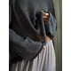 thumbnail image 5 of Suéter de mujer de manga larga con cuello redondo, jersey de punto de tul transparente, camisetas de mujer 2024, camiseta informal holgada de verano, 5 of 5