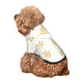 thumbnail image 2 of Yiaed Wheat Print Dog Hoodie Security Pet Dog Costume Pets Dog Hoodie Sweatshirt with Pocket for Small Dogs-Large, 2 of 5