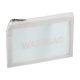 thumbnail image 1 of Ofertas Únicas 1 Pc Bolsa de Maquillaje Plana Transparente y Portátil para Vacaciones, Camping, Viajes, Gimnasio de Cuero PU Blanco, 1 of 4