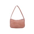 thumbnail image 1 of Bolsa de mano de piel sintética de cocodrilo retro, de hombro informal para mujer (rosa) Ehuebsd Para Estrenar, 1 of 7