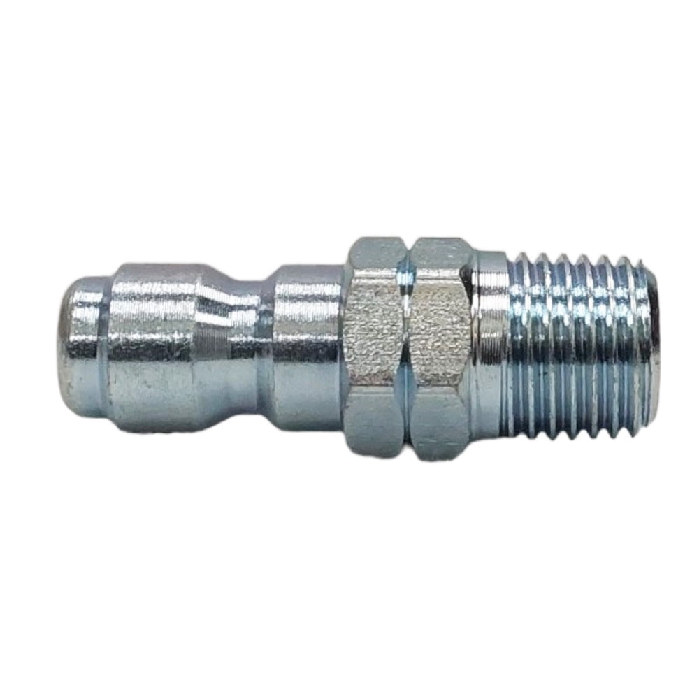 Proven Part 3/8" Male Quick Connect Plug, 3/8" Quick Connect to 3/8" MNPT