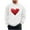 White2, variant on tarylea Mens Cute Heart Printed Sweatshirts Long Sleeve Crew Neck Pullover Casual Spring Loose Comfy Festival Tops