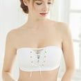 thumbnail image 5 of KIHOUT Deals Women Lace Padded Strap Bra Tank Wire Free Seamless Underwear, 5 of 6
