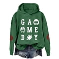 thumbnail image 1 of TINZ Sweat à Capuche pour Femmes pour Activités Sportives et Jeux, Imprimé Rugby, Confort Quotidien, Veste d'Hiver à Fermeture Éclair, 1 of 3