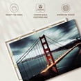 thumbnail image 6 of Elephant Stock Golden Gate Bridge Storm Clouds Wall Art - Horizontal Canvas Wall Art - Living Room Wall Decor - Architecture Canvas - Black And Red Decor - 12" x 8", 6 of 8