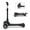 Black, variant on Electric Scooter for Kids Age 3-6, Light-Up Wheels & Pedal Foldable Kid Escooter, 5 Mph Max 3-Wheel Electric Ride On Toys (Black)