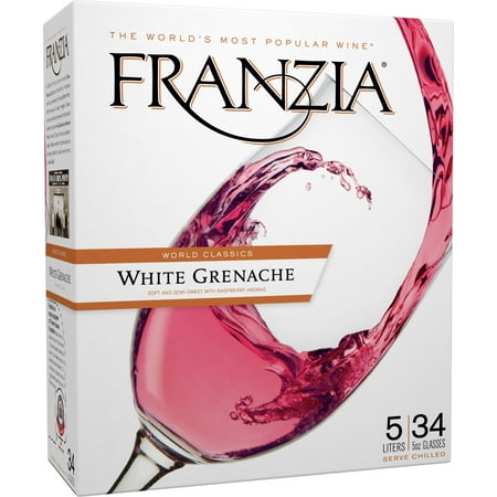 Franzia White Grenache Wine, 5 L