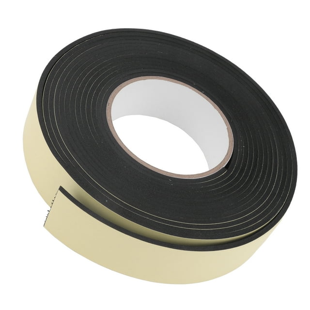 Cinta de reparación de lona para automóviles Unique Bargains Weatherstrip Cinta de reparación de lona EVA Foam 1.38"x0.12"x16.40ft Amarillo