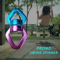 thumbnail image 5 of Micro Rotator, Aluminum Alloy Safest Rotational Device, Swivel With Smooth 360° Rotation For Swing, Aerial Dance, Yoga, Hanging Hammock, Rock Climbing, Emergency Gear, Compact, 5 of 5