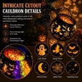 thumbnail image 6 of Halloween Witch Cauldron Garden Light, Rainbow Line (1 PCS)  Waterproof and Drop-Proof, Multicolor LED Cascade, Illuminated Cutout Artwork for Patio Pathway Porch Party Decor Halloween Decorations, 6 of 7