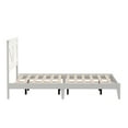 thumbnail image 5 of Farmhouse Solid Wood Platform Bed in King - Gloss White, 5 of 9