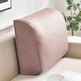 thumbnail image 2 of Extra Thick Wedge Back Cushion for Sofa and Bed, Orthopedic Lumbar Support Pillow with Removable Cover, Reading Headboard Pillow for Living Room, Waist Neck Back Pain Relief Comfort, 2 of 4