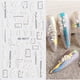 thumbnail image 4 of Pegatinas para uñas, pegatinas para uñas para mujer, pegatinas en relieve 5D tridimensionales con encaje blanco hueco y flores, pegatinas para uñas., 4 of 4