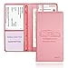 thumbnail image 3 of Car Registration and Insurance Card Holder - Leather Vehicle Glove Box Automobile Documents Paperwork Wallet Case Organizer for ID, Driver's License, Key Contact Information Cards - Men&Women, 3 of 4
