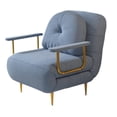 thumbnail image 2 of Sofá cama plegable,Sofá Cama Plegable Sofá Plegable Ergonómico,Cama de invitados plegable multifuncional que ahorra espacio,Apartamento con sofá cama plegable multiusos,Salón interior Azul, 2 of 9