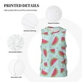 thumbnail image 3 of Honeii Watermelon print basktball shirt for men and women, Unisex basketball jersey for Theme party-Small, 3 of 6