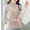 Pink, variant on WTXUE Long Sleeve Shirts Turtleneck Sweater Soft Pullover Dress Casual Loose T Shirt Cotton Lined Slim Fit Underwear Tops Spring Fall Loose Fitting Tops Lightweight Shirts Lightweight Shirts Pink L