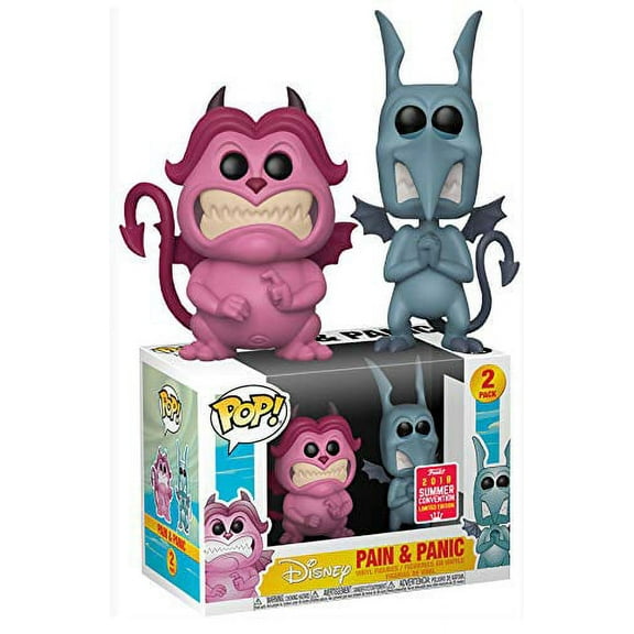 Funko POP! Disney: Hercules Pain and Panic 2 Pack Collectible Figure, Multicolor