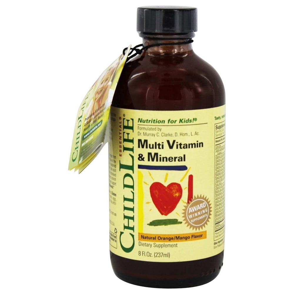 Child Life Essentials Child Multi Vitamin & Mineral Liquid Orange