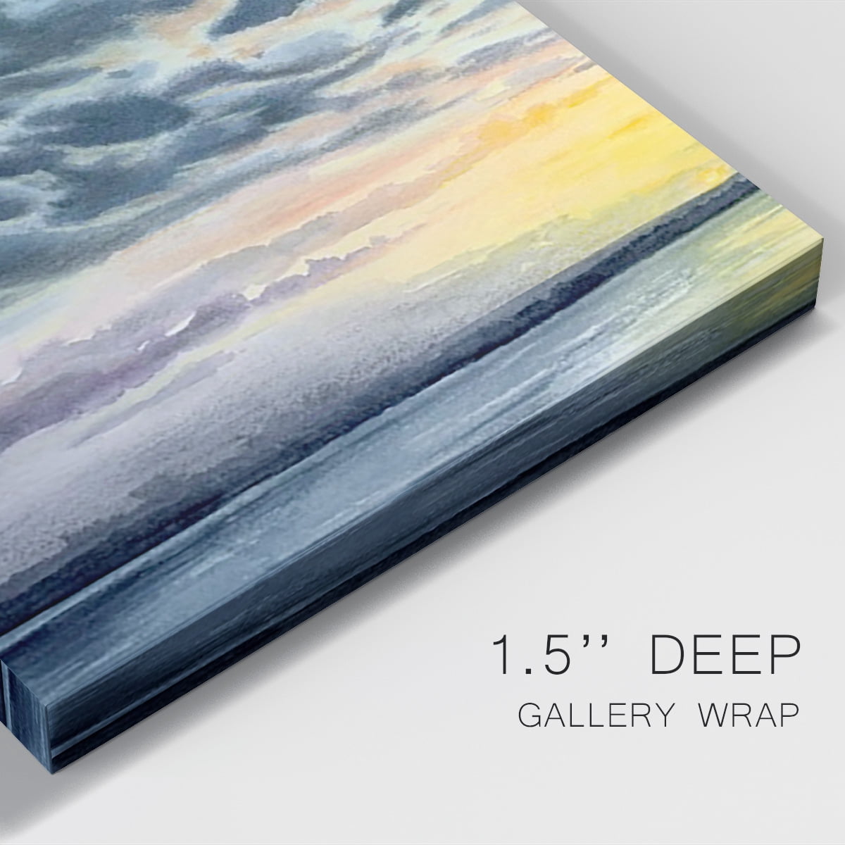 Anastasia Island Sunset I Premium Gallery Wrapped Canvas - Ready to Hang