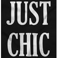 thumbnail image 2 of Just Chic Stylish Pretty Trendy Women's Graphic T Shirt Tees Brisco Brands X, 2 of 5