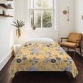 thumbnail image 4 of Vintage Flower Large Tapestry for Bedroom Wall Hanging Tapestry, Country Bird Garden Butterfly Yellow Ceiling Backdrop Tapestries Poster Blanket Wall Decor for Teens Room Living Room Dorm 100" x 59", 4 of 8