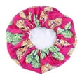 thumbnail image 2 of Gorro de sueño de seda para mujer Colcomx forro de doble capa cubierta elástica Rosado, 2 of 8