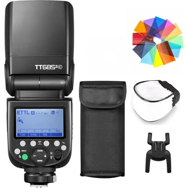 GODOX TT685II-C Flash for Canon Speedlight Camera Flash E-TTL Speedlite High-Speed Sync, 2.4G Wireless X System Compatible for Canon Flash 5D Mark IV 6D Mark II 7D 90D 250D R5 850D (Upgraded TT685C)