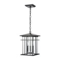 thumbnail image 2 of Oak Park 9'' Wide 3-Light Outdoor Pendant - Matte Black, 2 of 2