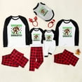 thumbnail image 5 of Mystical Sasquatch Christmas Pajamas – Red Plaid with Black Sleeve Matching Family Set, Size NB to 6XL, 5 of 7