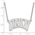thumbnail image 3 of 10k White Gold LogoArt University of Nevada-Las Vegas U-N-L-V Large Pendant 18 inch Necklace Q1W009UNL-18, 3 of 5