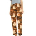 thumbnail image 3 of Kilaqueen Baggy Bottoms for Women Cute Ghost Graphic Pajama Pants Soft Lounge Pants Comfy Elastic Waist Sleepwear Long PJs Sleep Pants Sleepwear, 3 of 5