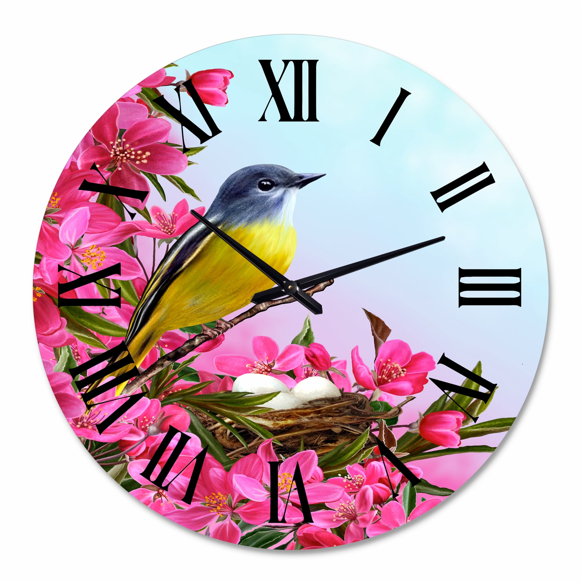 Designart 1 in Quartz Traditional Wall Clock