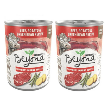Purina Beyond Immune Health Wet Dog Food High Protein Ground Entree Beef & Potato, 13 oz Can - 2 pack