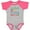 Baseball Heather and Hot Pink, variant on Inktastic My Aunt in Florida Loves Me Boys or Girls Baby Bodysuit