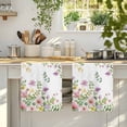 thumbnail image 4 of Pink Spring Floral Kitchen Towels Set of 1, Watercolor Botanical Wildflowers Absorbent Dish Towels for Kitchen, Microfiber Hand Towel, Quick Drying Tea Towel for Cleaning Decorative Dishcloths, 4 of 7