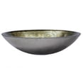 thumbnail image 3 of Eden Bath EB-GS76 18.75 in. Foil Oval Glass Vessel Sink, Champagne, 3 of 8