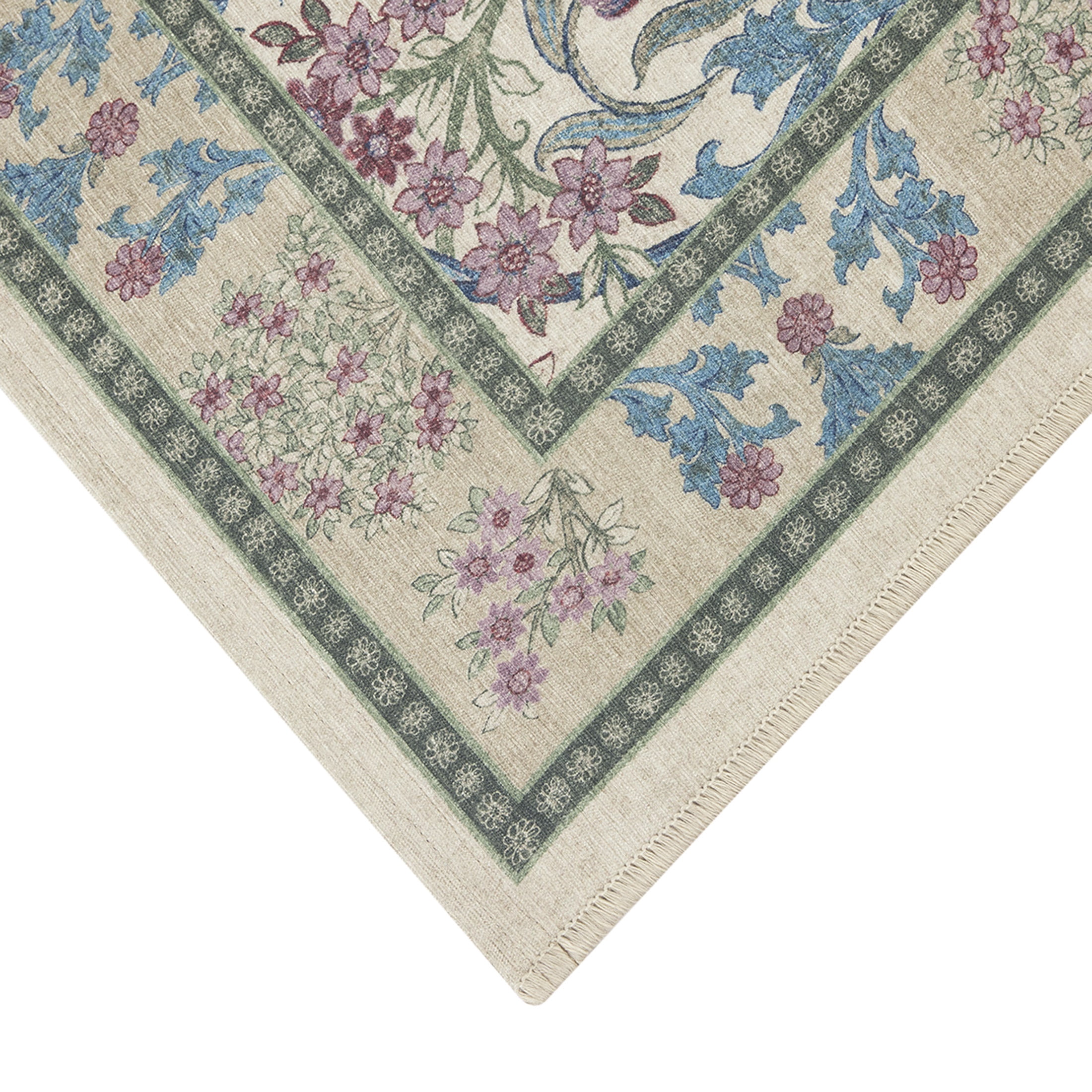 Better Homes & Gardens Beige Hannah Flowing Floral 30" x 46" Accent Rug