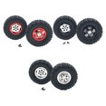 thumbnail image 2 of fastboy RCGOFOLLOW 2x Aluminum Alloy Durable Wheel Rims For 1/16 Rc Wheel Rims WPL C14 RC Car Part RC Car Accessories Black, 2 of 6