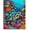 Multicolor-1, variant on Mosaflare Wolf Diamond Painting Kit,DIY Full Drill Animals Diamond Art,Stress Relief Craft Art and Home Decor 12"×16"
