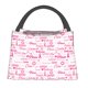 thumbnail image 1 of Fotbe Breast Cancer Ribbons Awareness Bolsa Térmica Portátil con Estampado, Bolsa de Entrega de Alimentos Aislada, Bolsa Reutilizable de Gran Capacidad para Comidas y Supermercado, 1 of 6